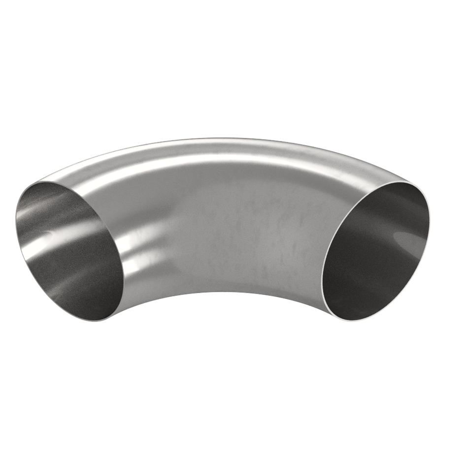 Bogen 90° 3D 273 x 3 mm Edelstahl