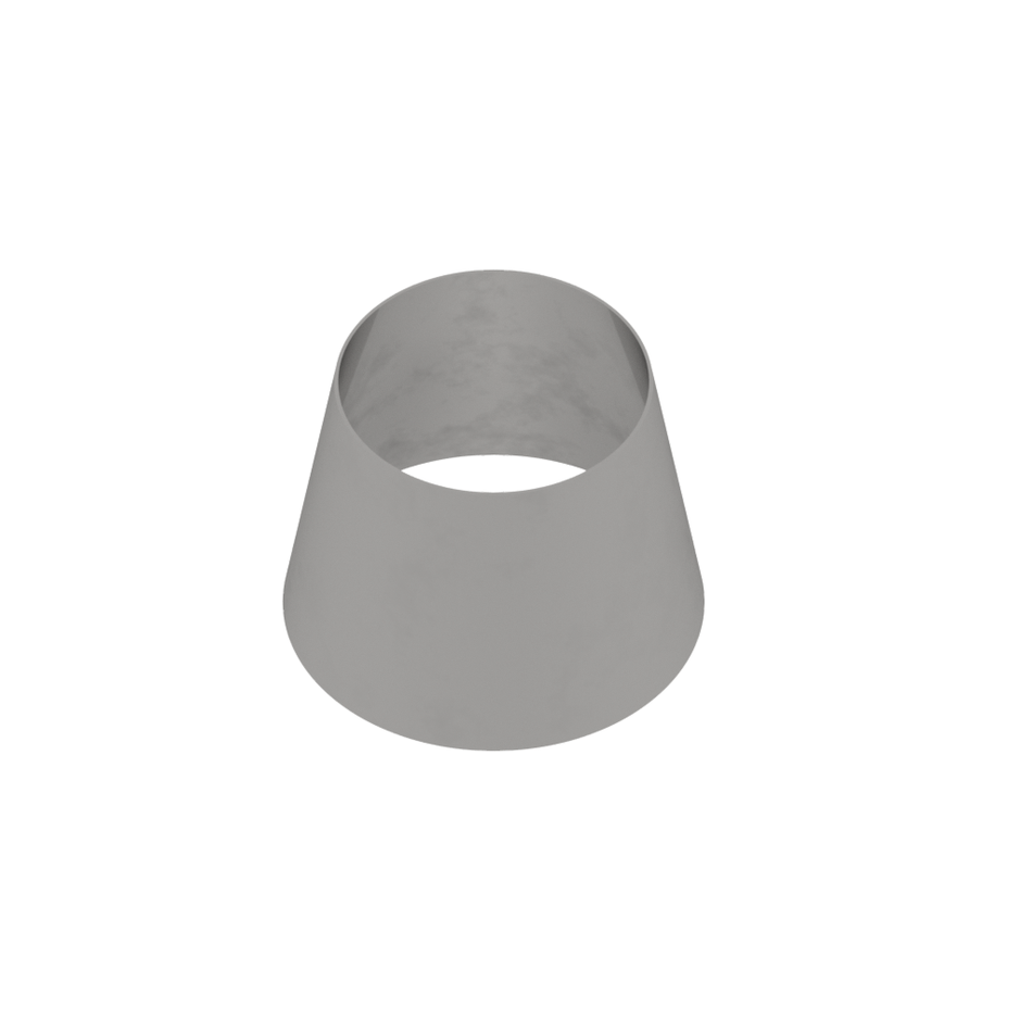 Reduzierstück konzentrisch 204 x 2 mm/154 x 2 mm Edelstahl