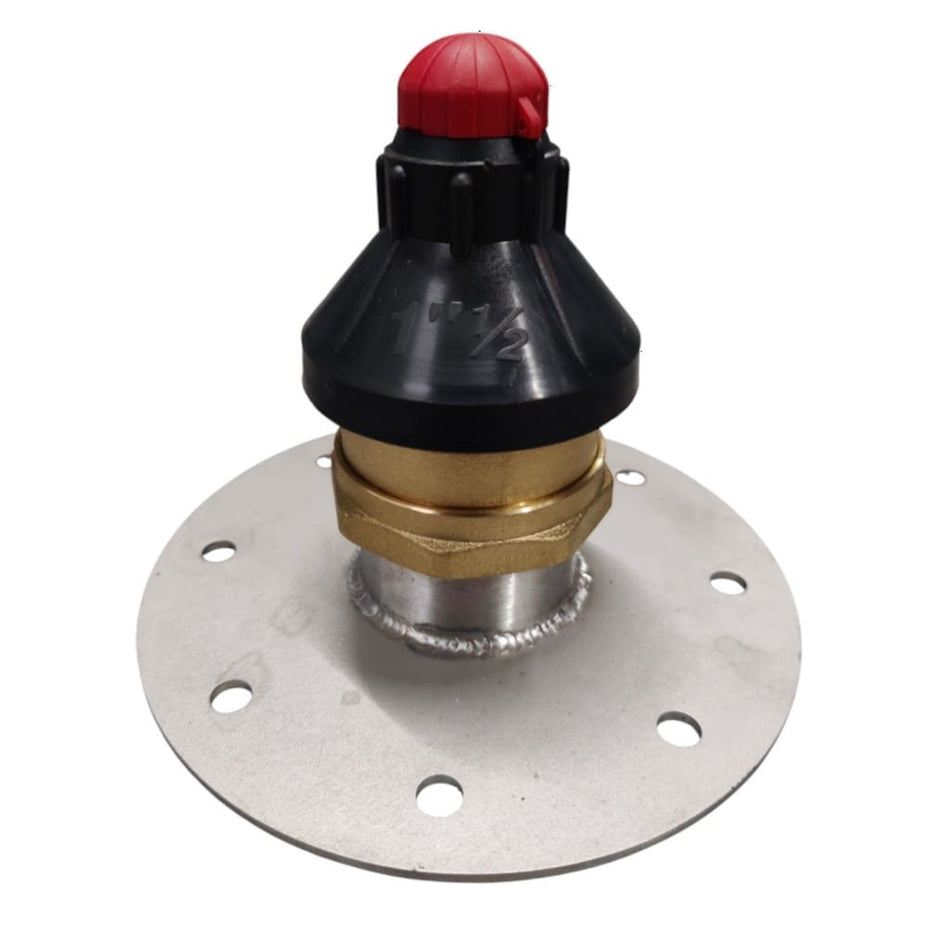 Vakuumventil 1 1/2" MZ mit Flansch